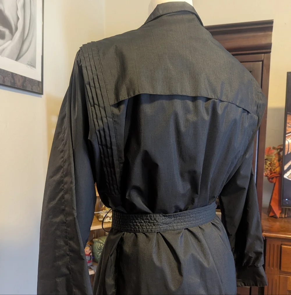 HPπ70s 80s On Oue Oversized Waterproof Trench Coat (9/10) - Picture 7 of 17